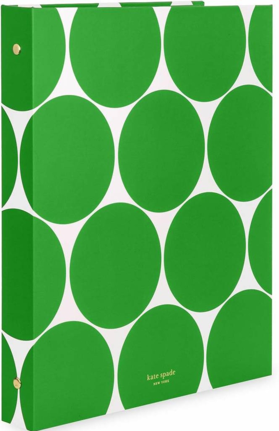 Kate Spade New York Green 3-Ring Binder with Tab Dividers & Pockets, 1-Inch Letter Size Paper Organizer