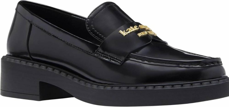 Kate Spade New York Women's Blake Platform Loafer Flats - Comfortable Slip-On Shoes for Women