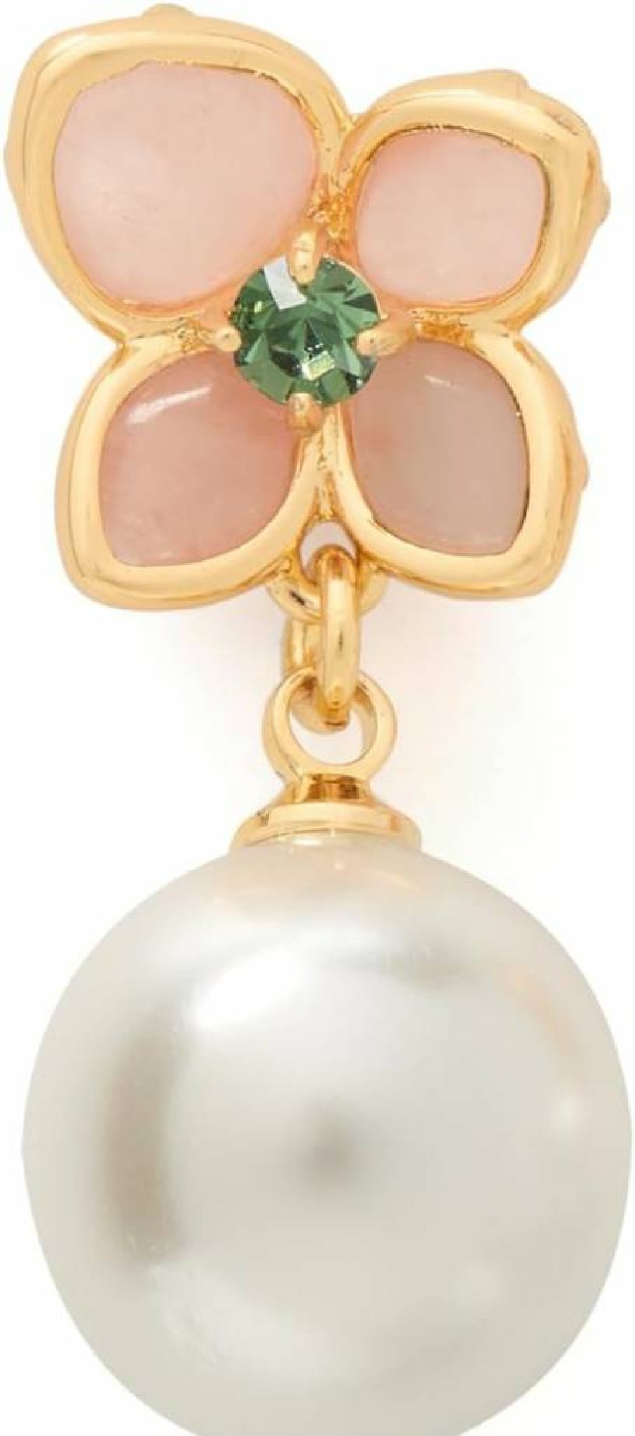 Kate Spade New York Pastel Floral Drop Earrings for Women, Elegant Petal Design Dangling Earrings, Fashion Jewelry Gift
