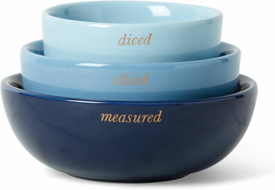 Kate Spade New York Blue Prep Bowls Set of 3 - Make It Pop Collection