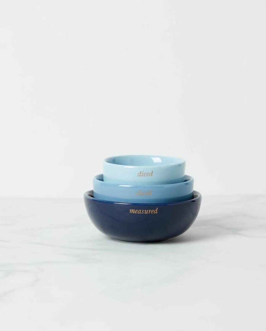 Kate Spade New York Blue Prep Bowls Set of 3 - Make It Pop Collection