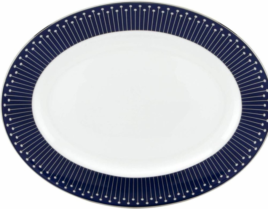 Kate Spade New York Mercer Drive Saucer White Ceramic Small Plate 0.20 Lb Home Dining Tableware