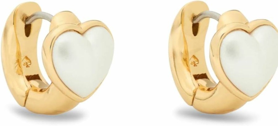 Kate Spade New York My Love Heart Huggie Earrings - Romantic Heart Design Studs