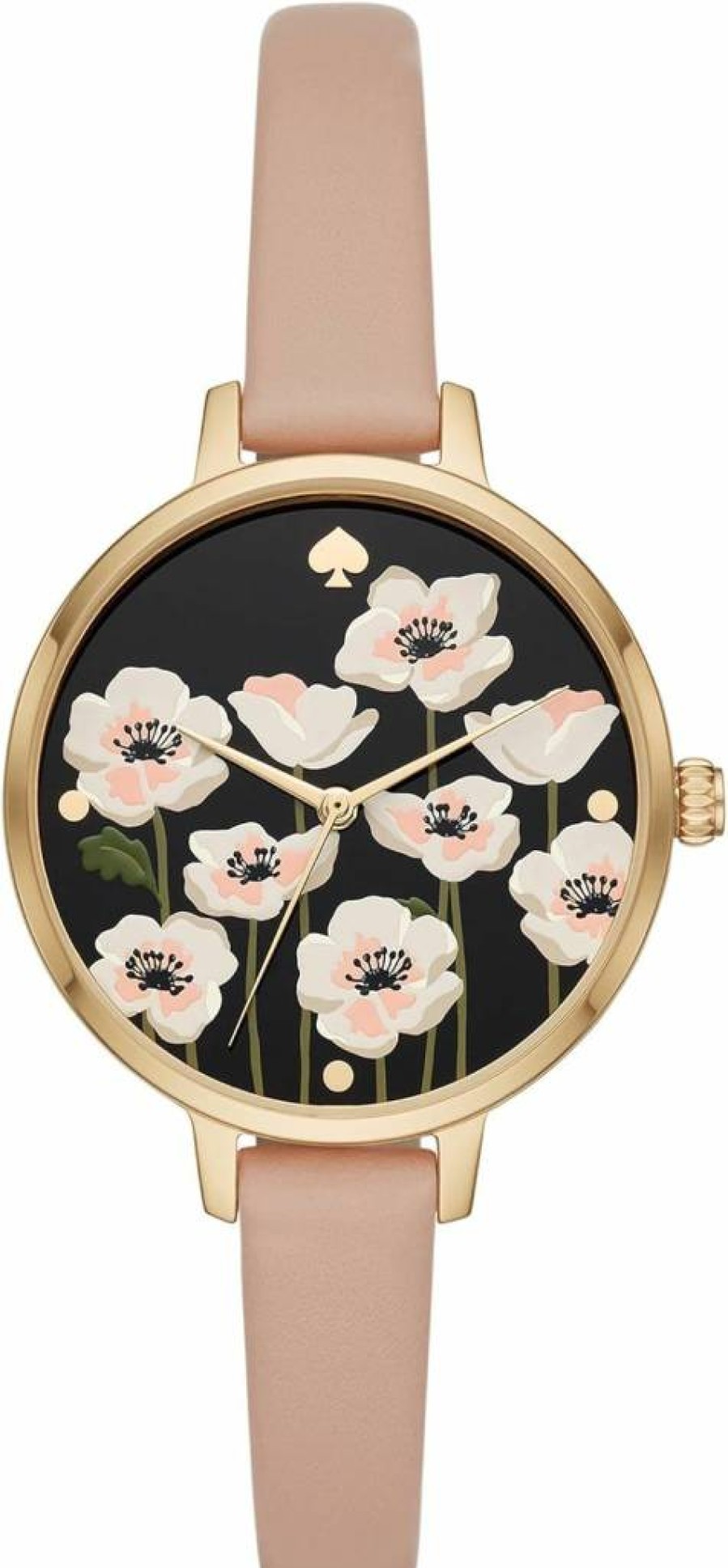 Kate Spade New York Women's Metro Watch - Stainless Steel Bracelet or Leather Band, Stylish Novelty Watch for Women