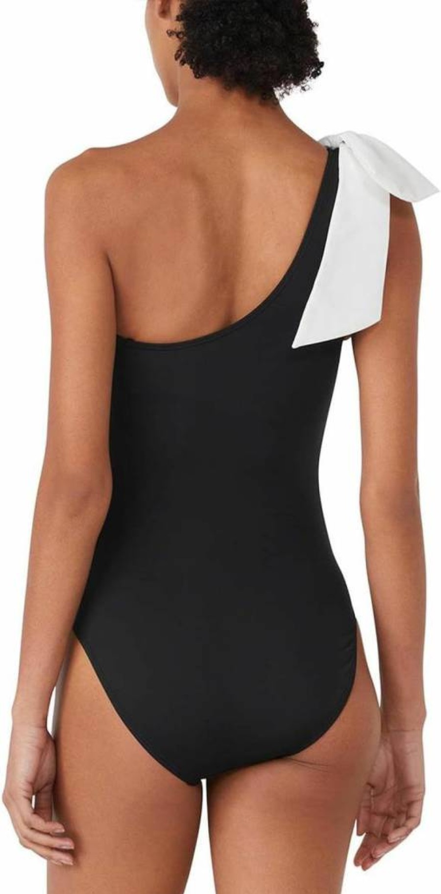 Kate Spade New York Women's One-Piece Dress with Bow Shoulder Detail - Solid Color Elegant Design