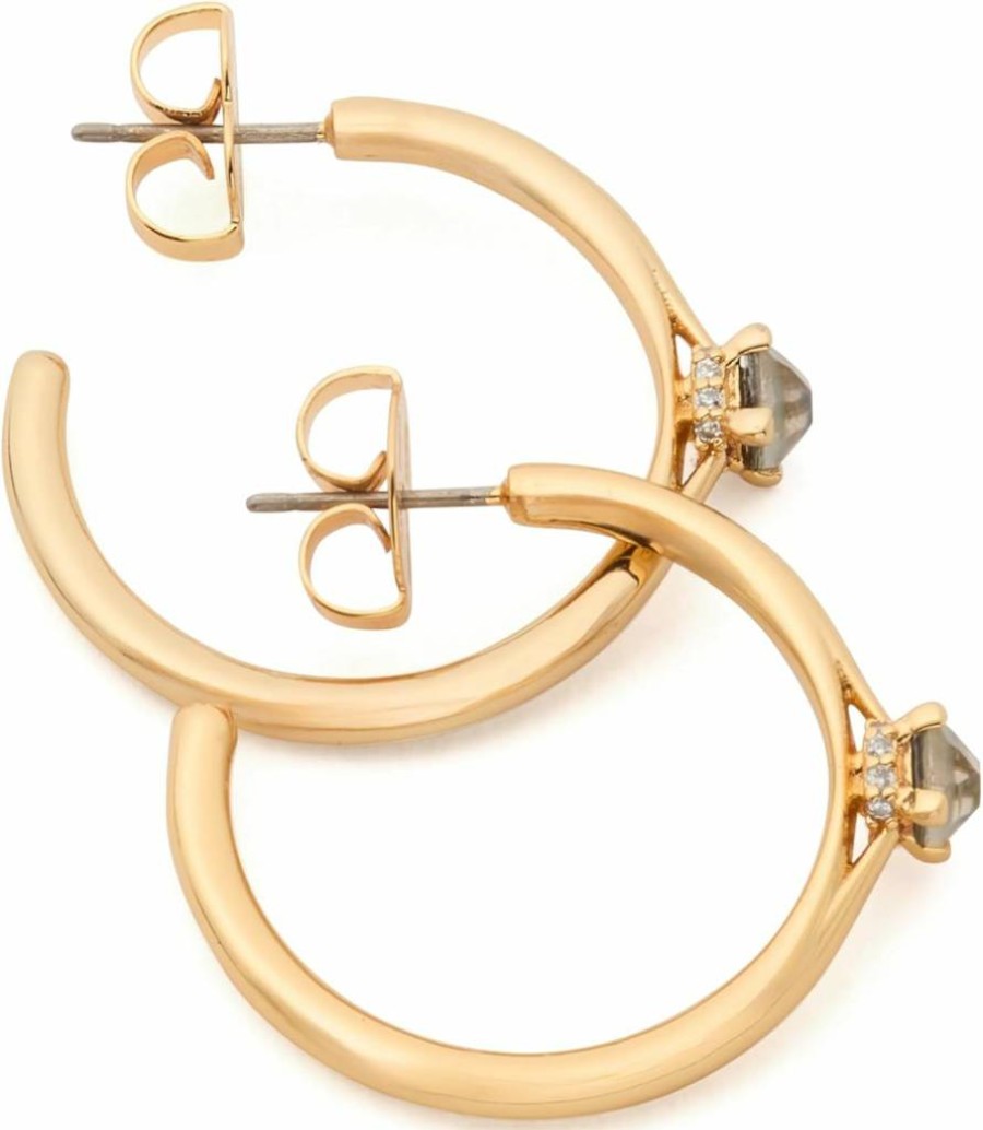 Kate Spade New York Hoops Earrings in Abalone Shell & Gold-Tone for Women