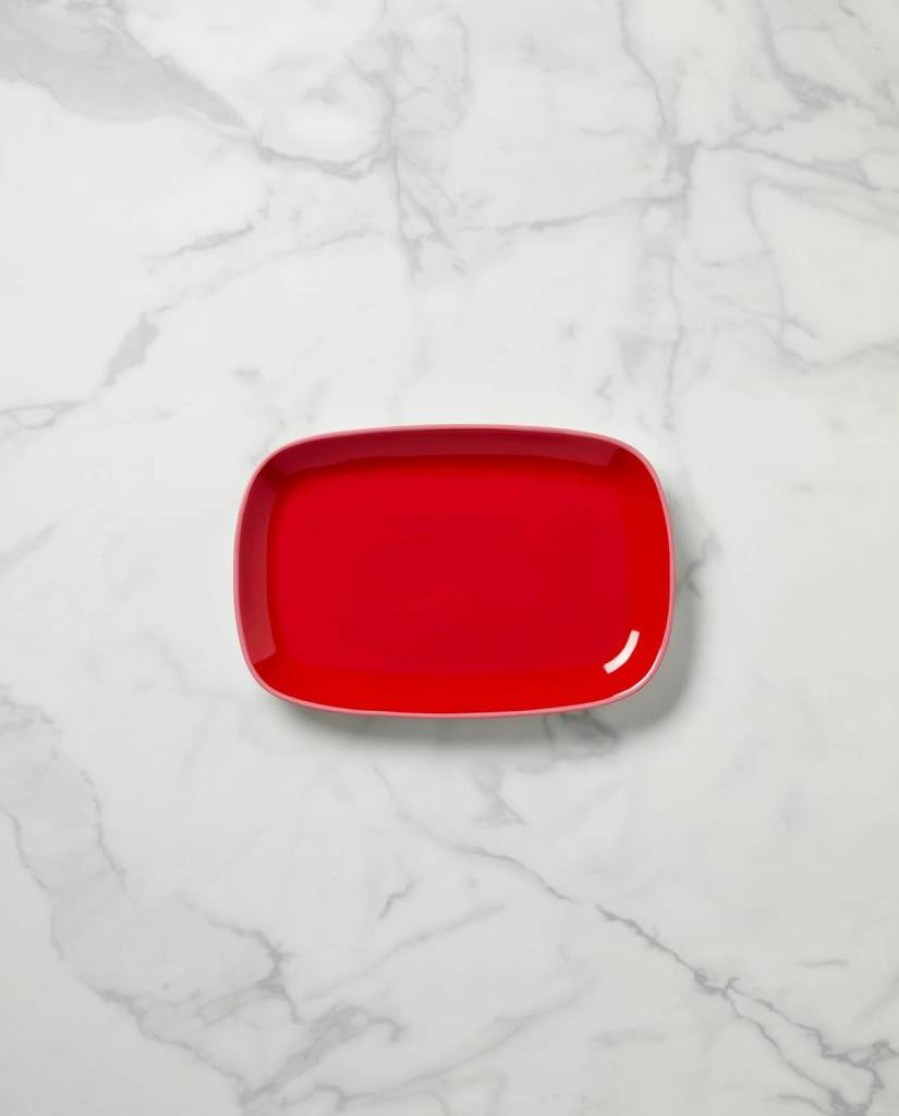 Kate Spade New York Red Make It Pop Serving Platter – 2.95 Inch Decorative Dish
