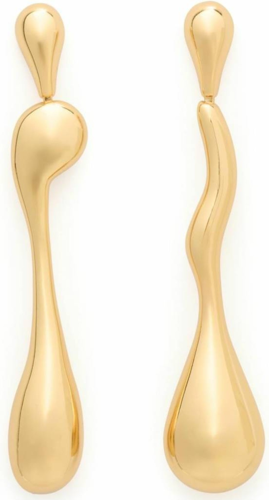 Kate Spade New York Molten Linear Drop Earrings - Gold-Tone Modern Dangle Jewelry