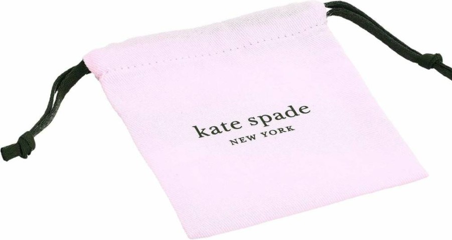 Kate Spade New York Sparkling Pave Round Stud Earrings for Women with Glass Stones - Elegant Large Hoop Earrings