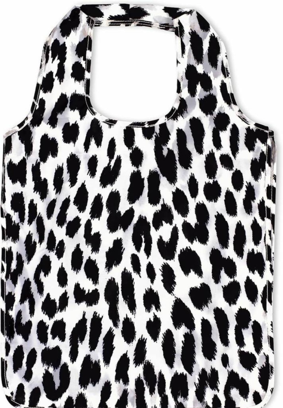 Kate Spade New York Reusable Grocery Bags - Lightweight Foldable Shopping Tote with Zipper Pouch for Produce & Essentials