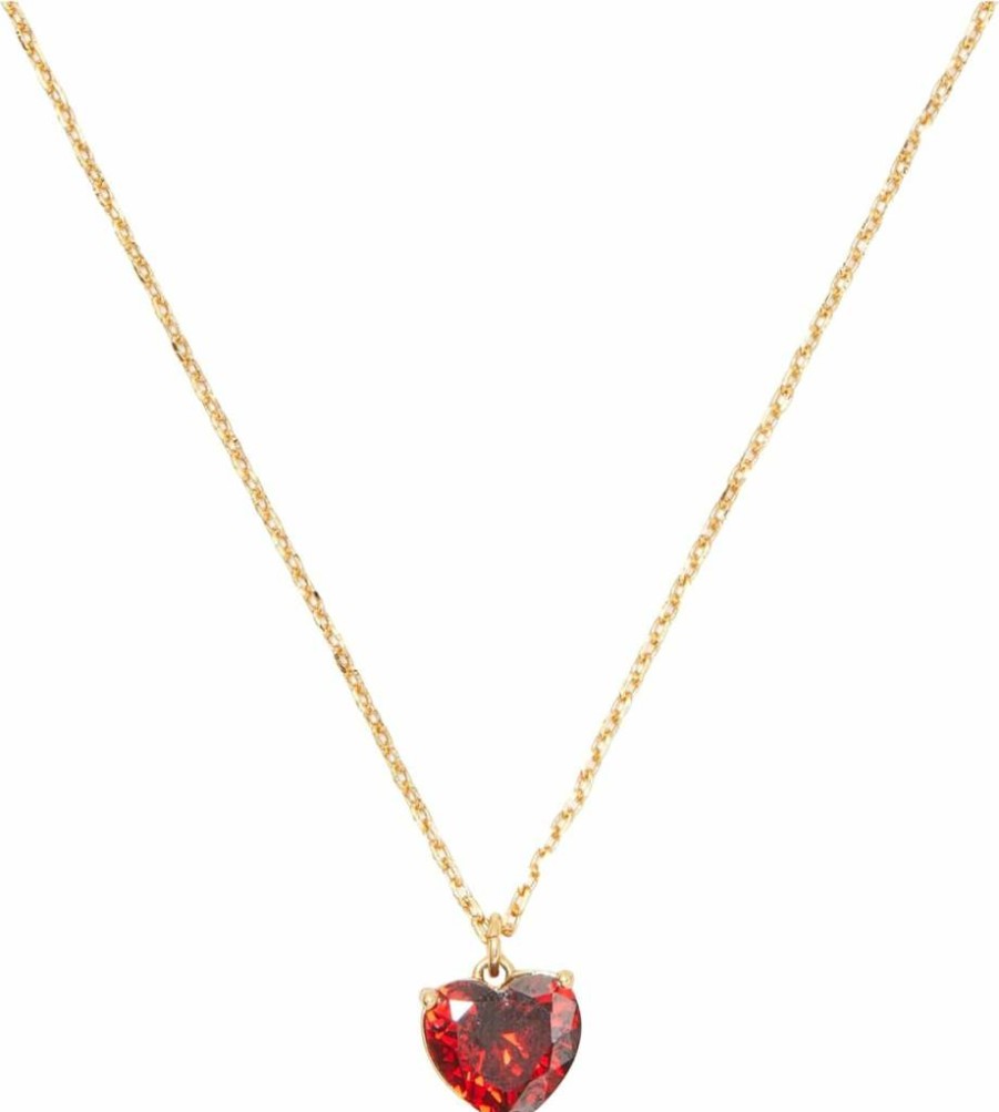 Kate Spade New York Heart Pendant Necklace - My Love Charm Jewelry Gift for Women
