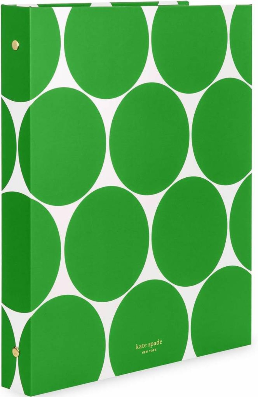Kate Spade New York Sunny Day Stripe 3-Ring Binder with Dividers & Pockets, 1 Inch Letter Size 8.5" x 11" Cute Striped Notebook