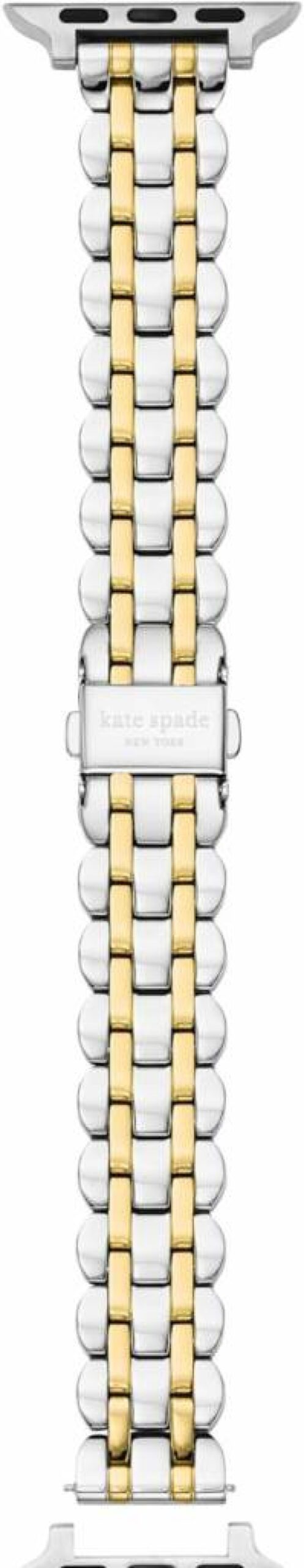 Kate Spade New York Interchangeable Stainless Steel Apple Watch Band 38mm 40mm 41mm Compatible with Series 9/8/7/6/5/4/3/2/1/SE