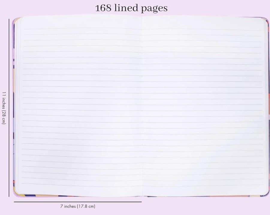 Kate Spade New York Lucky Notebook - Take Note XL Vegan Leather Journal with 168 Lined Pages, Stylish Bound Notebook for Writing & Note Taking