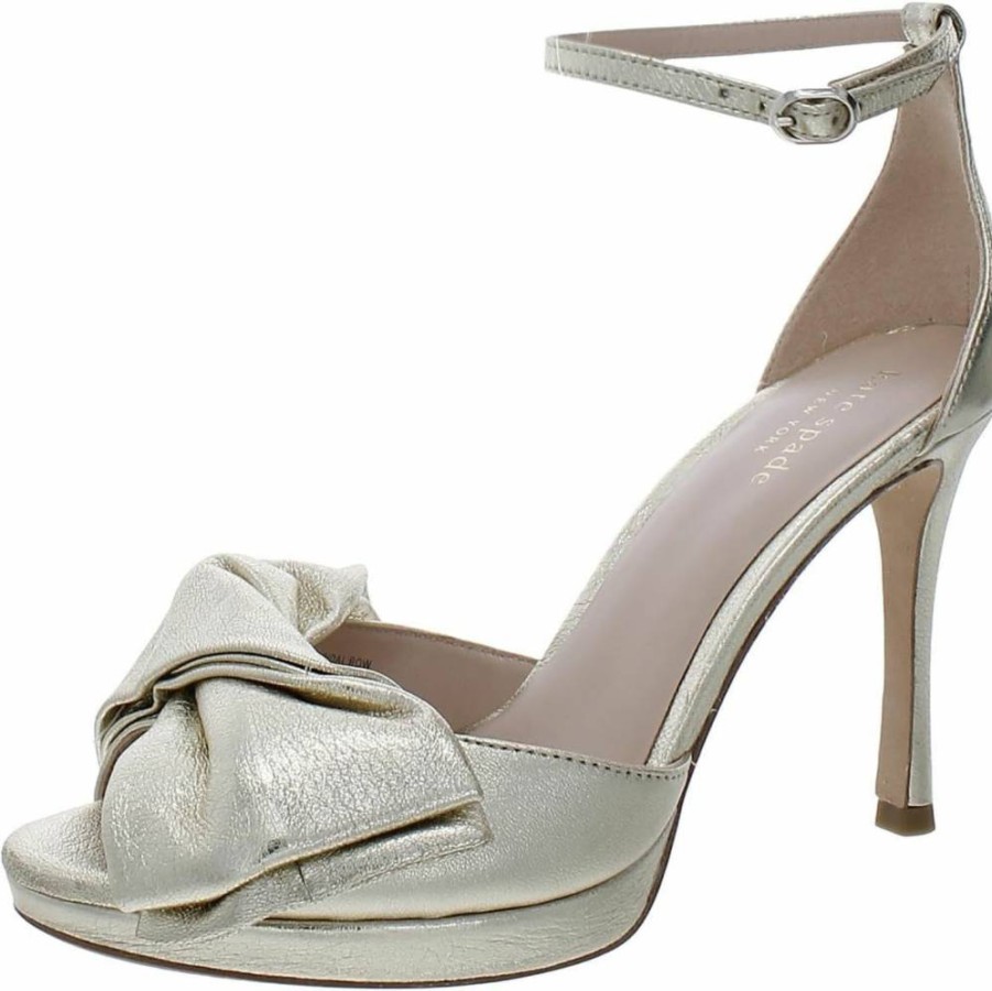 Kate Spade New York Women's Bow Detail Pump Sandals – Elegant Bridal Wedding Shoes