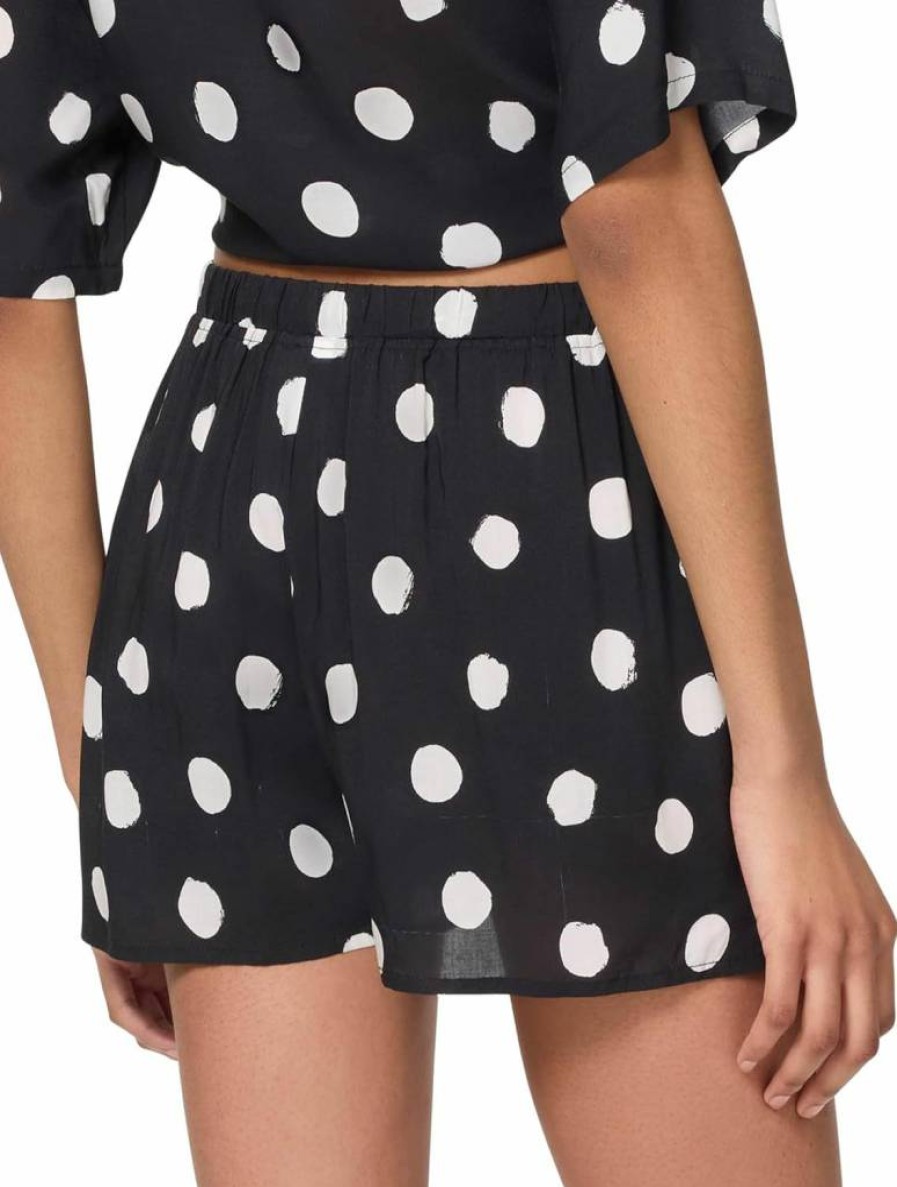 Kate Spade New York Women's Paint Dot Printed Beach Cover Up Shorts Casual Summer Swimwear