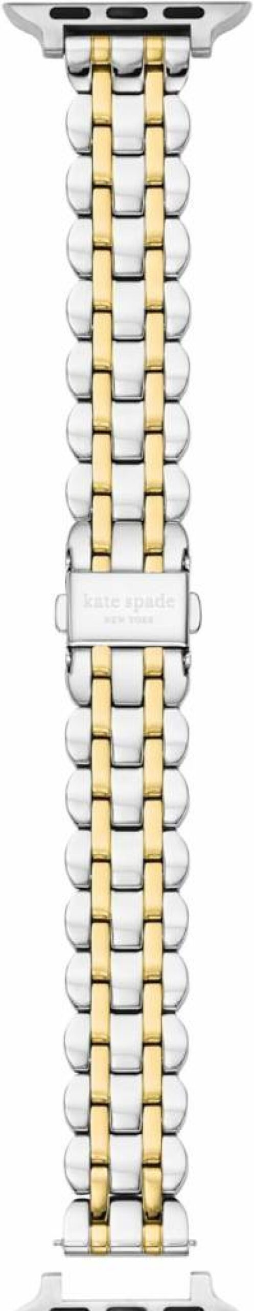 Kate Spade New York Interchangeable Stainless Steel Apple Watch Band 38mm 40mm 41mm Compatible with Series 9/8/7/6/5/4/3/2/1/SE