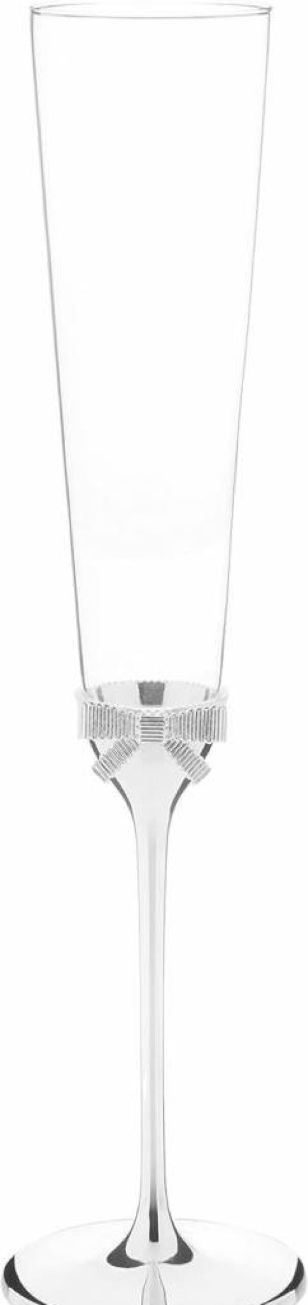 Kate Spade New York Grace Avenue Metallic Champagne Flute Set - 2 Elegant Glasses, Perfect for Celebrations & Gifts