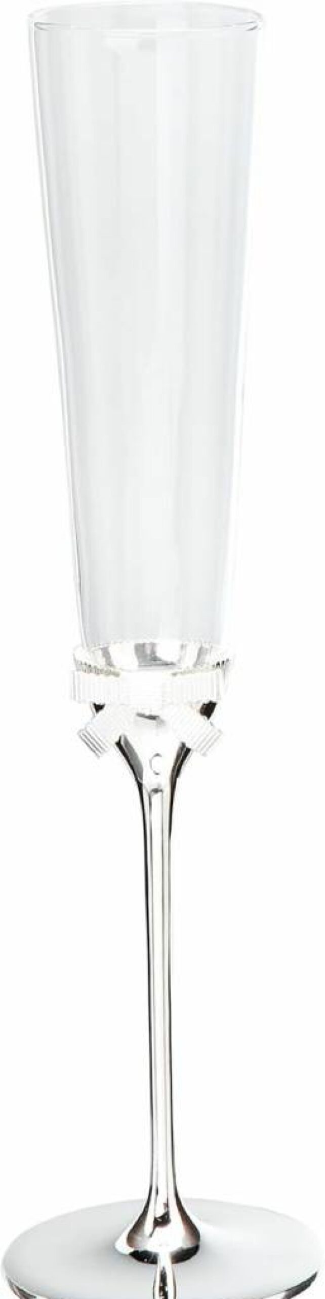 Kate Spade New York Grace Avenue Metallic Champagne Flute Set - 2 Elegant Glasses, Perfect for Celebrations & Gifts