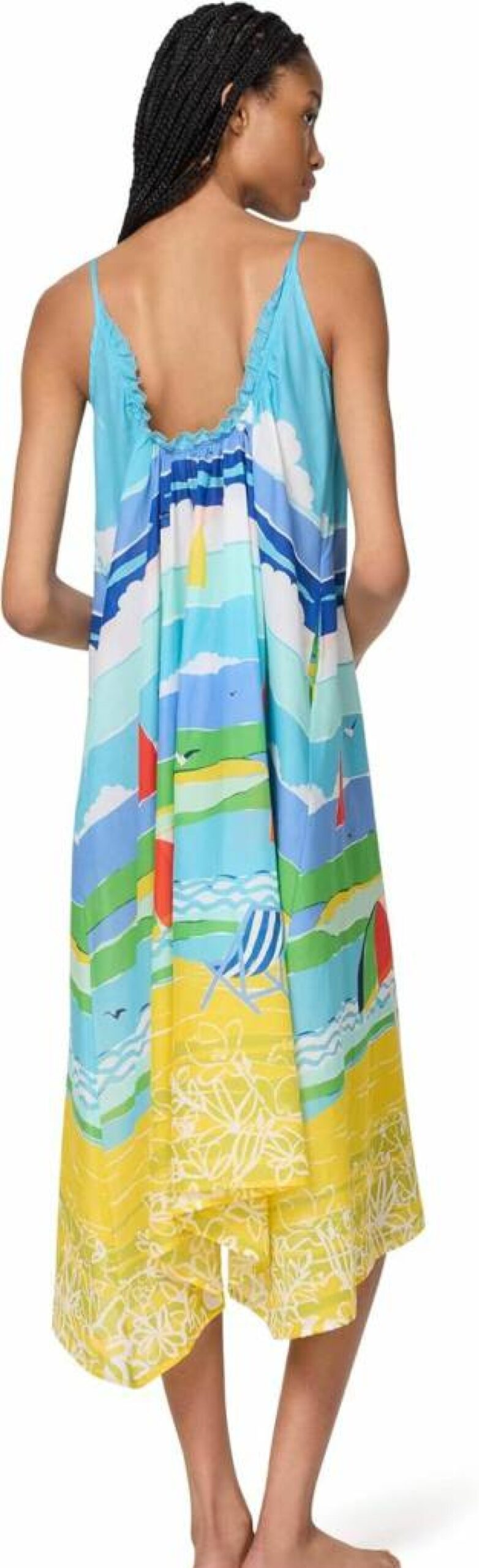 Kate Spade New York Women's Summer Maxi Dress - Lightweight Beach Cover Up, Flowy Casual Dress
